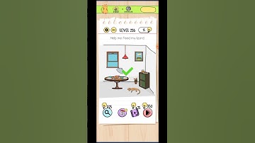 Brain test level 226 solution / help me feed my lizard.