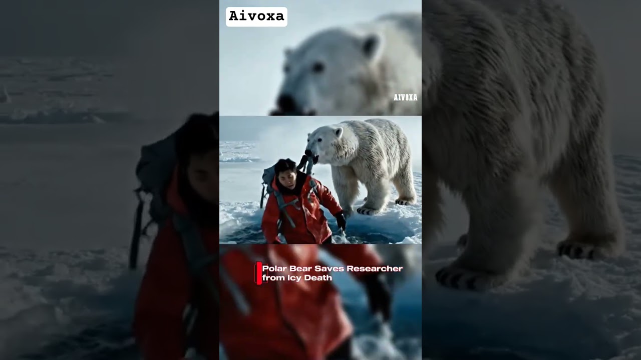 Polar Bear Saves Researcher from Icy Death 