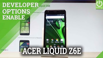 How to Enable Developer Options / OEM unlcoking in ACER Liquid Z6E |HardReset.info