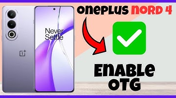 Oneplus Nord 4 Enable OTG || How to Use OTG or OTG pen drive