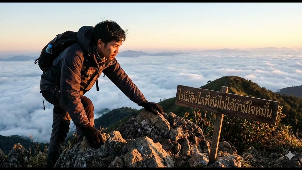 ໄມ້ມີສິ່ງໃດທີ່ທຳໄມ້ໄດ້ຖ້າມີໃຈໝັ້ນ// ไม้มีสิ่งใดที่ทัมไม่ได้ถ้ามีใจหมั้น