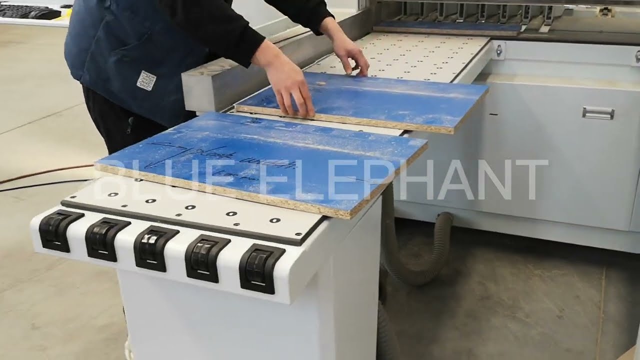 How to operate Blue Elephant beam saw
