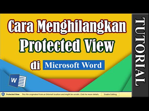 Video: Cara Menghilangkan Proteksi Di Dokumen Word