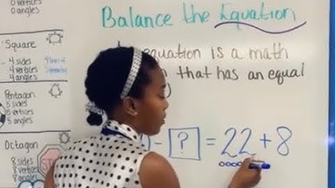 Balance Equation 2nd Grade