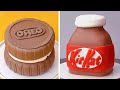 Most Amazing Oreo, KitKat Chocolate Cake Decorating Recipes | Oddly Satisfying Cake Tutorial