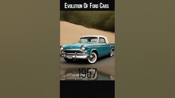 AI will show the evolution of FORD cars🚗