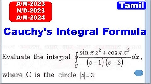 MA3303 | MA3452 | Cauchy