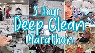 EXTREME DEEP CLEAN WITH ME MARATHON \/ HOME RESET MARATHON \/ 3 HOURS OF NONSTOP CLEANING MOTIVATION