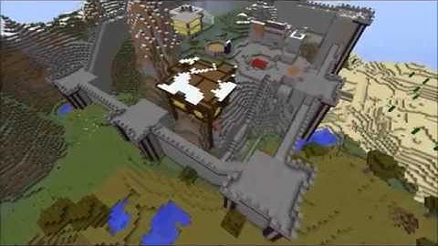 Minecraft Castle showcase recorded with Replay mod