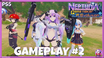 Exploring Hyperdimension Neptunia GameMaker R:Evolution | Gameplay English Translation Part 2!