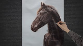 The Story of a Portrait Commission: The Horse from TikTok