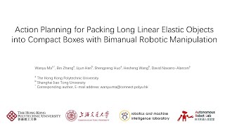Action Planning for Packing Long LOEs into Compact Boxes with Bimanual Robotic Manipulation