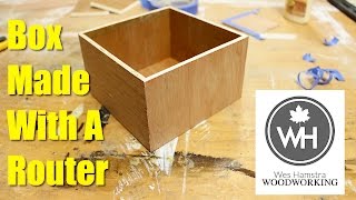 Thought I would try something new and build a box using just a router. Please subscribe! All the cool people are doing it!