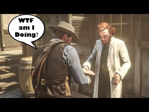 Red Dead Redemption 2 Arthur Buys Book From Scientist Rdr2 Youtube