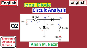 Forward Bias or Reverse Bias? Circuit with 2 Diodes || Ideal Diode Circuit Analysis