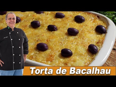 Torta Cremosa de Bacalhau do Chef Taico