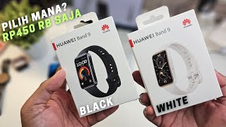 JAM MURAH BUAT TEMEN TIDUR - HUAWEI BAND 9 HITAM PUTIH