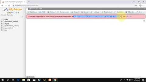 Fix The file size exceeded the maximum size permitted by your PHP configuration