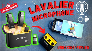 Wireless Lavalier Mics for iPhone Android Amazon -Unboxing/Review