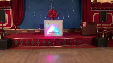 London Live Sound 2 x HK Audio LTS-A speakers and 2 x EV EKX18sp sub woofers at the Rivoli Ball room