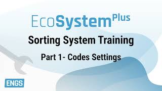 Sorting gate training - Part 1- Code settings