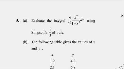 2017 BCA 3rd Sem Numerical & Statistical Methods Question Paper