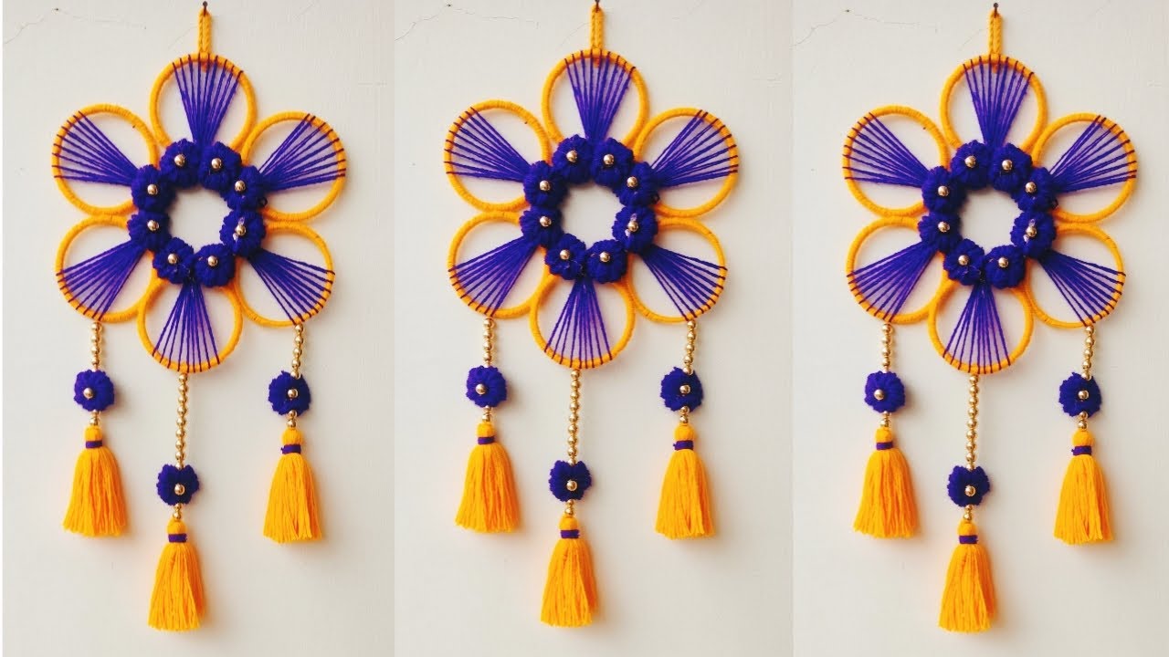 Woolen Craft / Woolen Door Hanging / Woolen Jhalar / Toran Patti Design