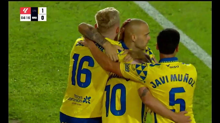 Golazo de Alberto Moleiro en el UD Las Palmas 1 - Real Madrid 1 J3 🎥 M+