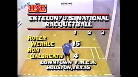 1988 US Racquetball National Championships Mens Si...