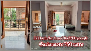 Not Available...3bhk flat for sale l 1300 sqft /1st floor / Rs 3760 per sqft l Garia more 750 mtrs