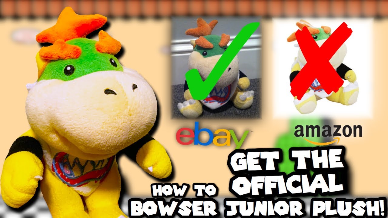 bowser jr plush sml