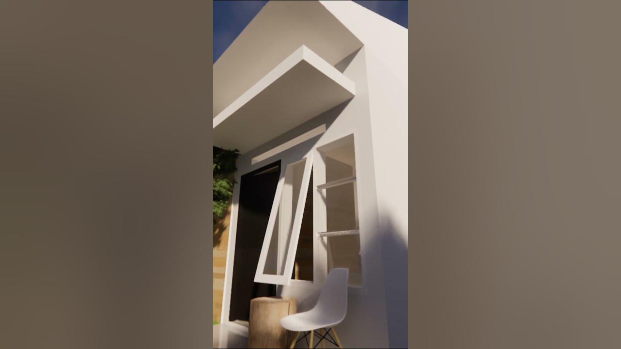 Desain Rumah dan Kos 5x5 Minimalis Modern Nyaman & Cozy #short