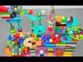 Marble Run Race LEGO Combination | Vtech Marble Rush ASMR | Marble Elevator