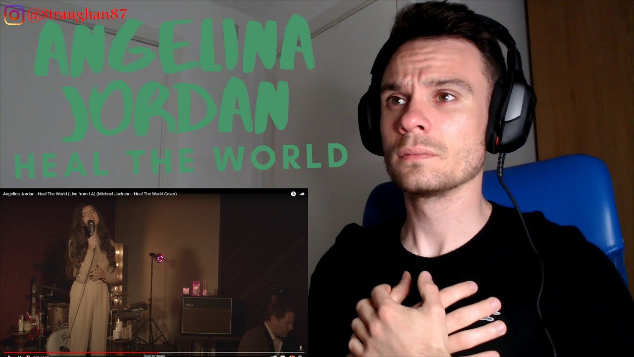 REACTING TO Angelina Jordan - Heal The World