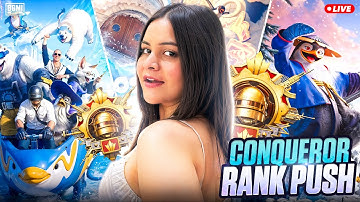 ROAD TO CONQUEROR TOP 100⚡ || BGMI LIVE🔥🔥|| #bgmi #conqueror #rankpush #shortsfeed  #explorepage