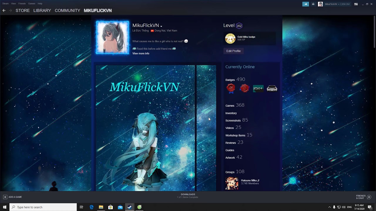 steam ภาพพื้นหลัง 2022 New Tổng quát về Profile Steam + Cách tải Artwork làm đẹp Steam ( UPDATE 2020 )
