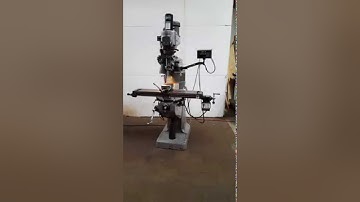 Bridgeport 2J Vertical Milling Machine, Variable Speed Head,