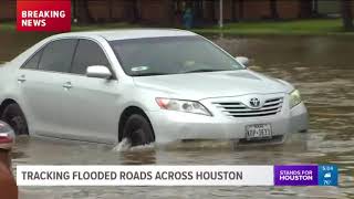 Galleria area floodwater recedes after cars stall in high water