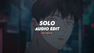 solo - clean bandit ft. demi lovato | edit audio