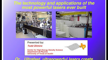 DOE NNSA CSGF 2011: Petawatt to Exawatt Lasers