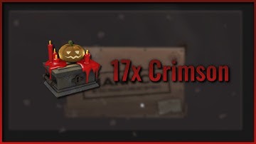 TF2: Unboxing 17x Crimson Cache And NICE UNUSUAL Unbox