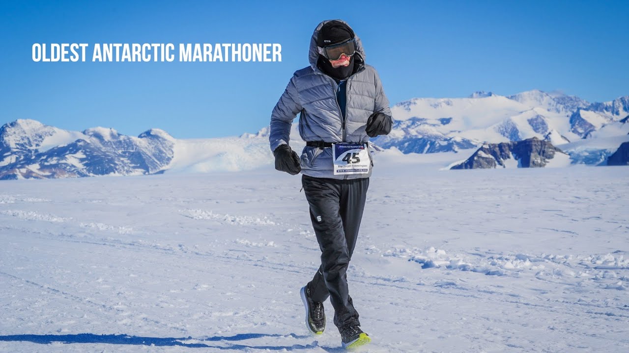 The Oldest Marathon Runner On The Continent Of Antarctica YouTube
