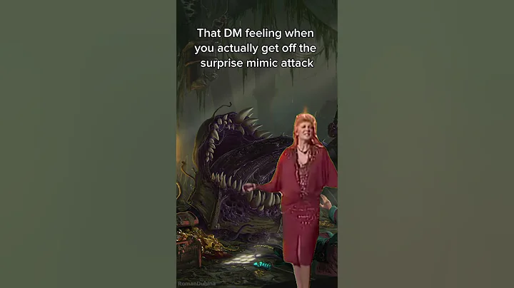 Never drop your guard #dnd #dndtiktok #dnd5e #dndhumor #dungeonsanddragons #funny #mimic #Meme