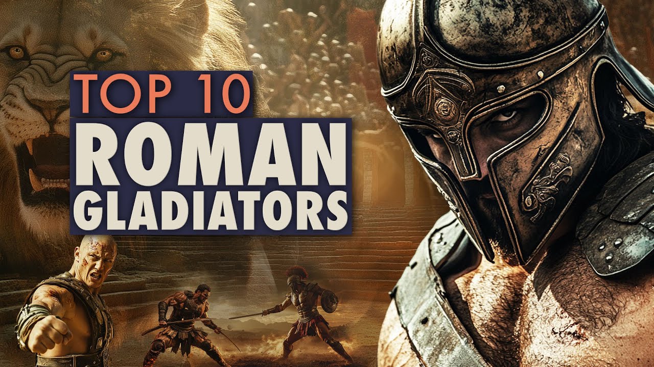 Roman Gladiators | Top Ten Facts - YouTube