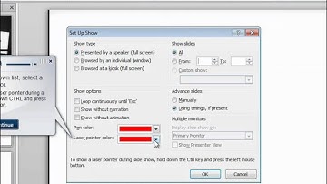 powerpoint change laser pointer color
