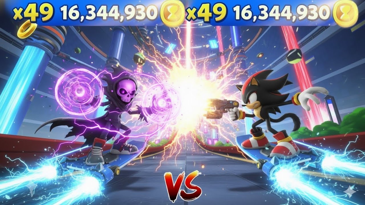 Sonic Dash - Metal Sonic VS Extreme Gear Super Sonic _ Sonic vs All ...