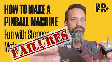 HOW TO MAKE A PINBALL MACHINE - Stepper Motors