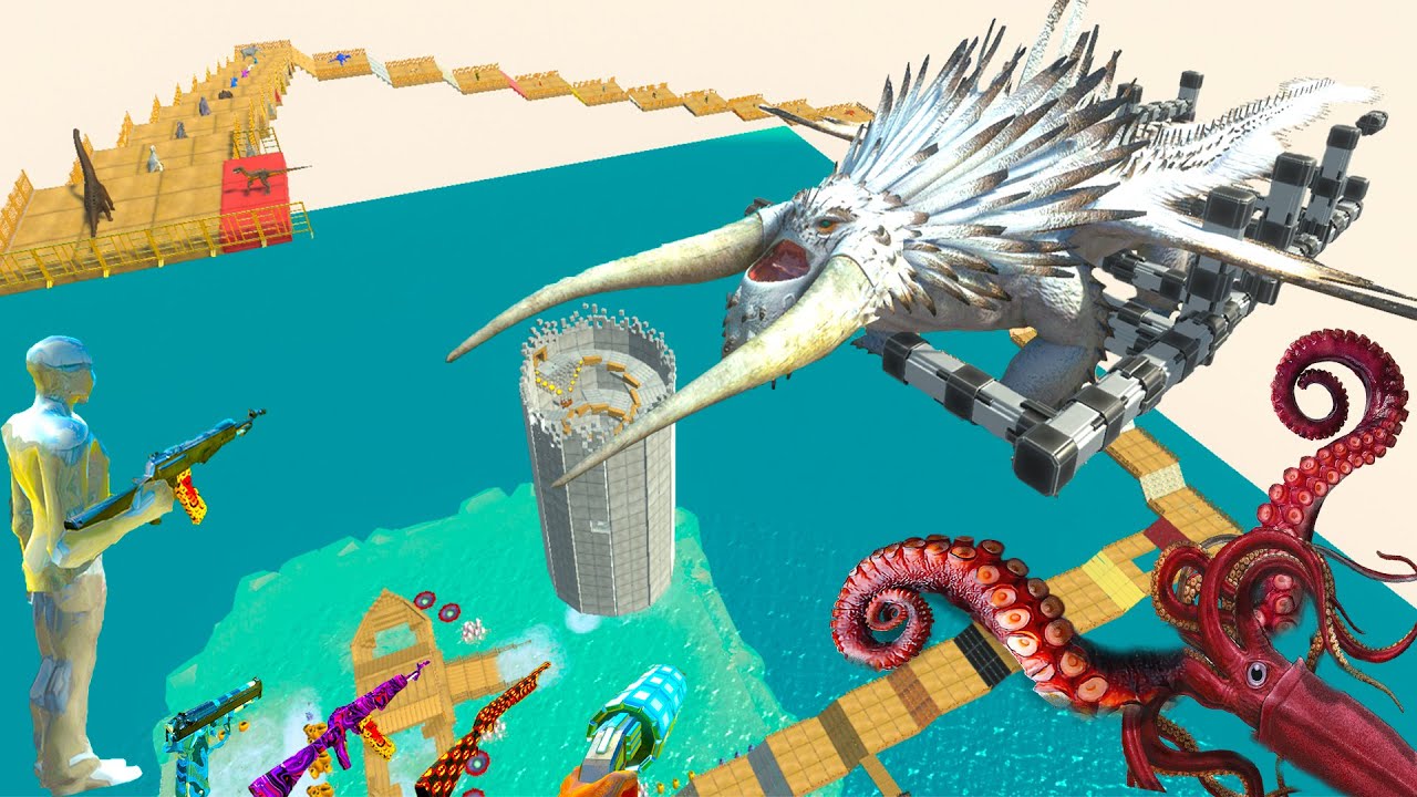 I DROP BEWILDERBEAST TO DINOSAURS CARTOONS ALL MODS UNIT DEATH CLIMB CHALLENGE