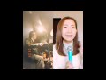 門あさ美さんのファッシネイションをドラム演奏に合わせて歌いました♪