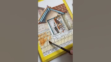 Vẽ tranh với màu nước / Bạch Tuộc Sông  #watercolor #sketching